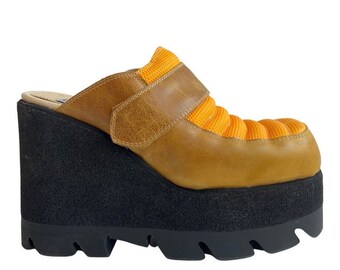 SHOCK 90 s vintage zeldzame retro platform Sandalen Etsy Nederland