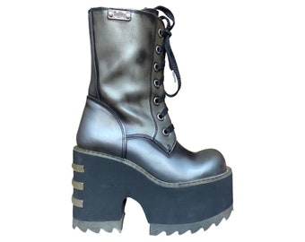 DESTROY 90’s vintage rare retro platform boots!