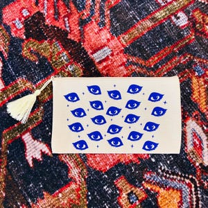 Evil Eye Zip Cosmetic Bag