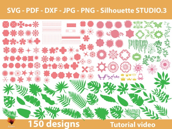 Download 130 Paper Flowers Center Templates Flower Center Svg Etsy PSD Mockup Templates