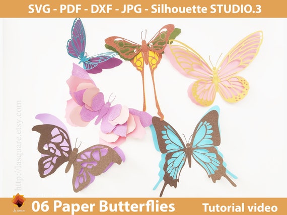 Download 06 Diy Paper Butterfly Template Butterfly Svg Photoshoot Etsy PSD Mockup Templates