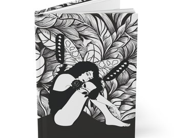 Hardcover Journal Matte After You, Madness Dream Line Artwork style