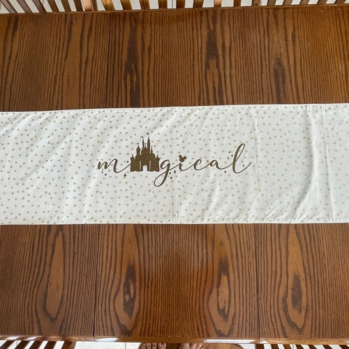 Black and White Disney Mickey Mouse Table Runner Etsy