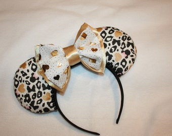 Animal print mouse ears