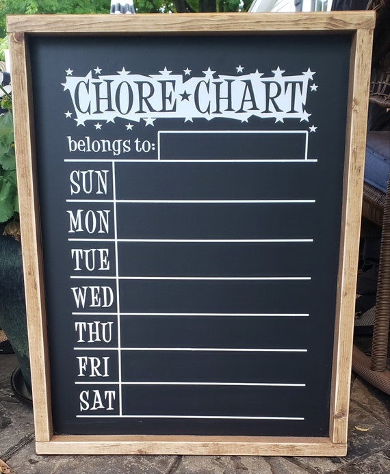 Chalkboard Chore Chart