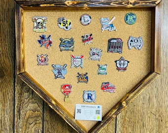 18” Baseball Homeplate Pin Display Case Holder