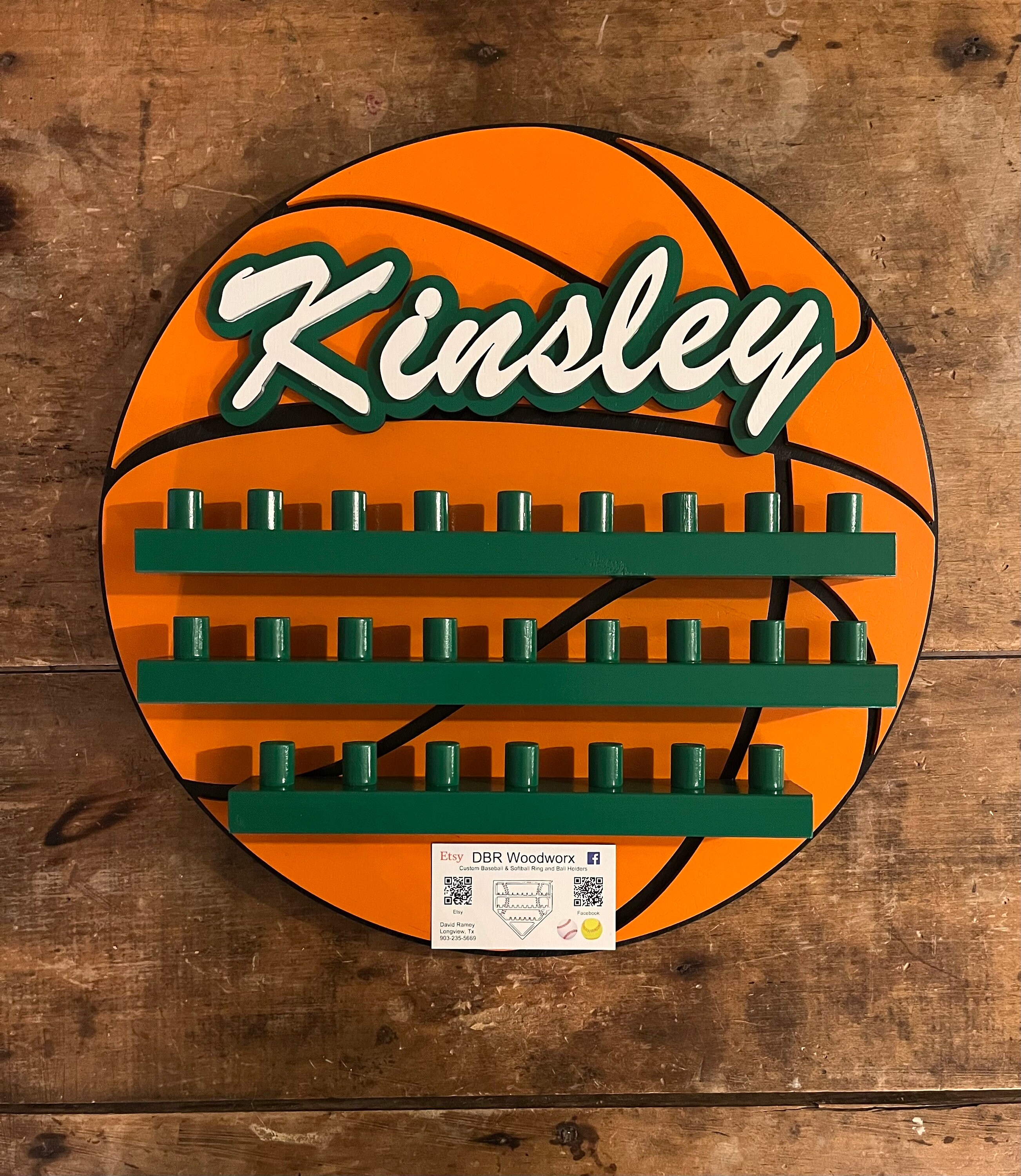 Basketball 25 Ring Display Case Holder 16” - Etsy