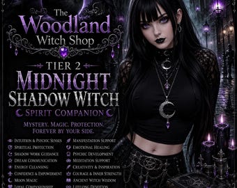 ティア2 ミッドナイトシャドウ魔女の精霊コンパニオン