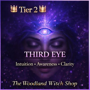 Tier 2 Third Eye Awakening Spirit Companion | Intuition, Awareness & Inner Vision