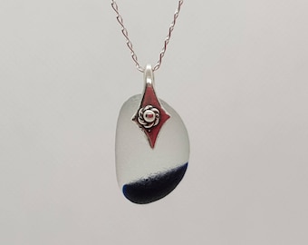 Seaham Sea Glass Sterling Silver Necklace