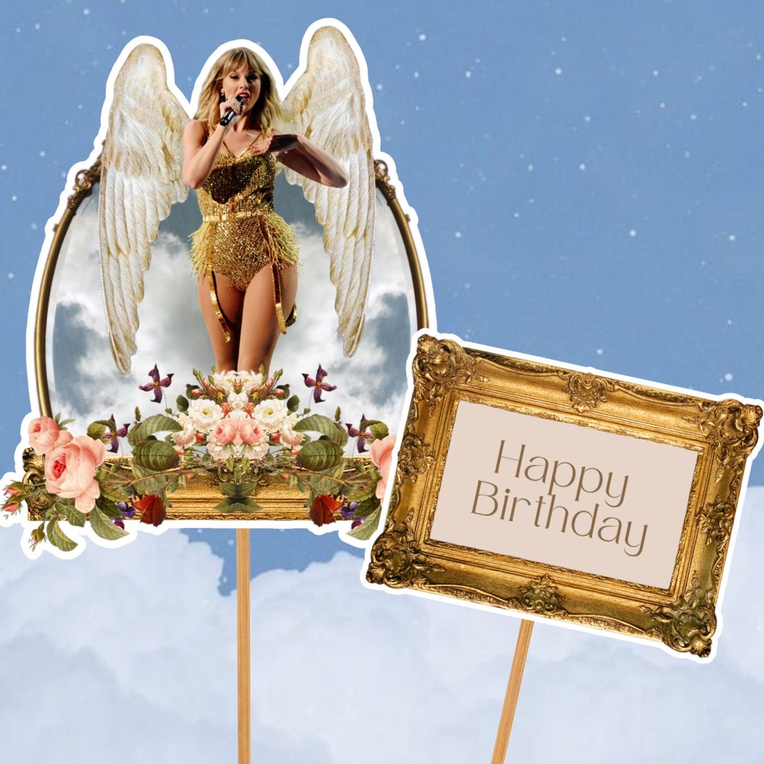 Taylor Swift Cake Topper Taylor Swift Party Decorations Etsy