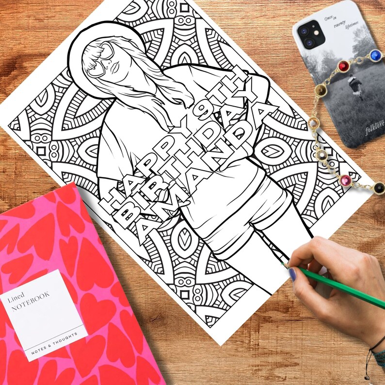 Personalizable Taylor Swift Coloring T Swift Party Swiftie - Etsy