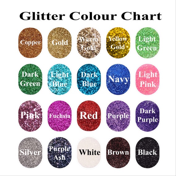 Glitter Chart Paper