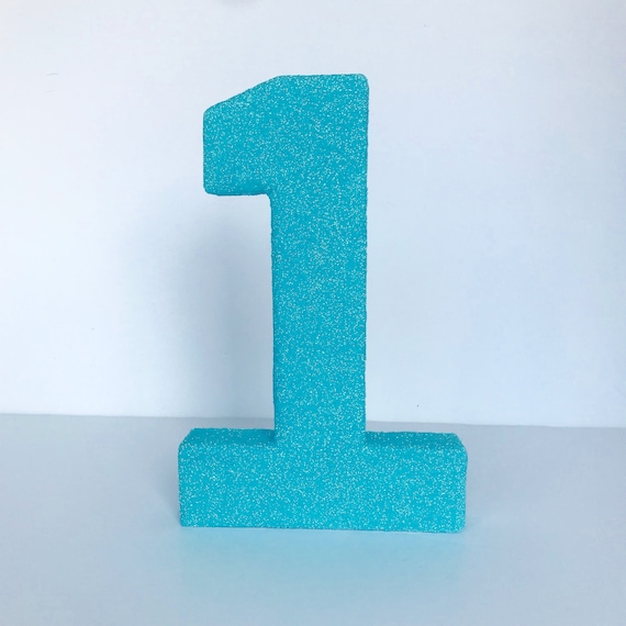 Blue Wooden Alphabet Number Decoration Letters Photography Props Decor M