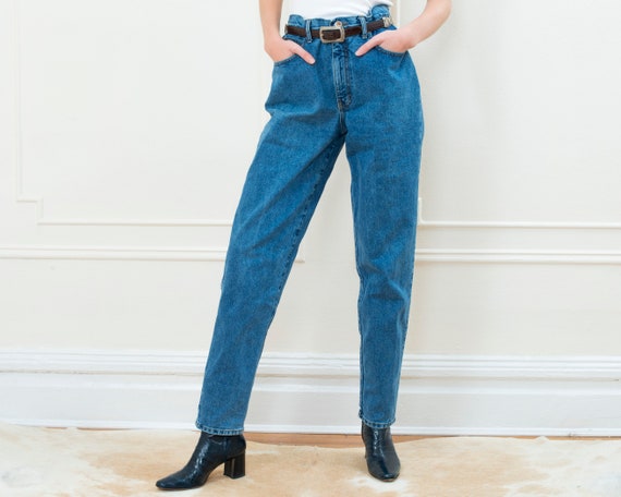 80s Blue Jeans High Waisted Jeans 30 