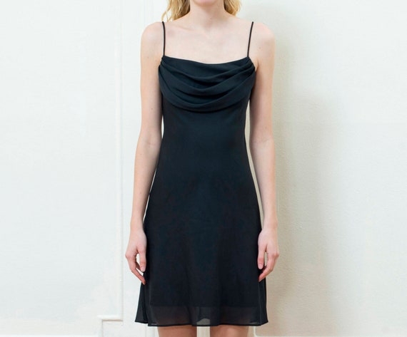 minimalist black dress | minimal mini dress | lit… - image 1