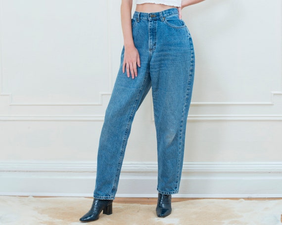 90s ll bean jeans 32 x 34 | size 12 high waisted … - image 1