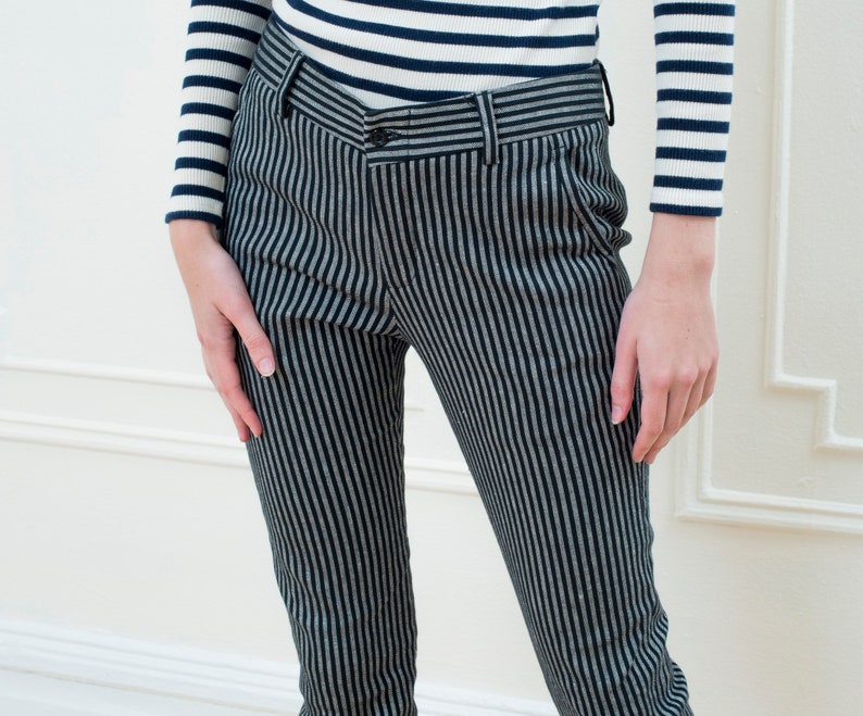90s striped pants