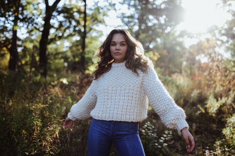 chunky ivory sweater