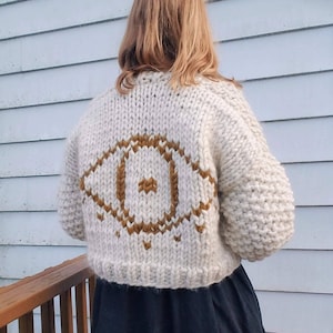 Zeagoo Women Long Sleeve Open Front Chunky Knit Cardigan