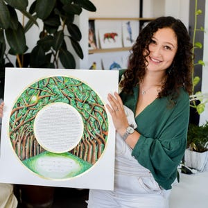 Custom Ketubah | Watercolor Original Painting | Fully Personalized Hand-Painted Design Directly with the Artist