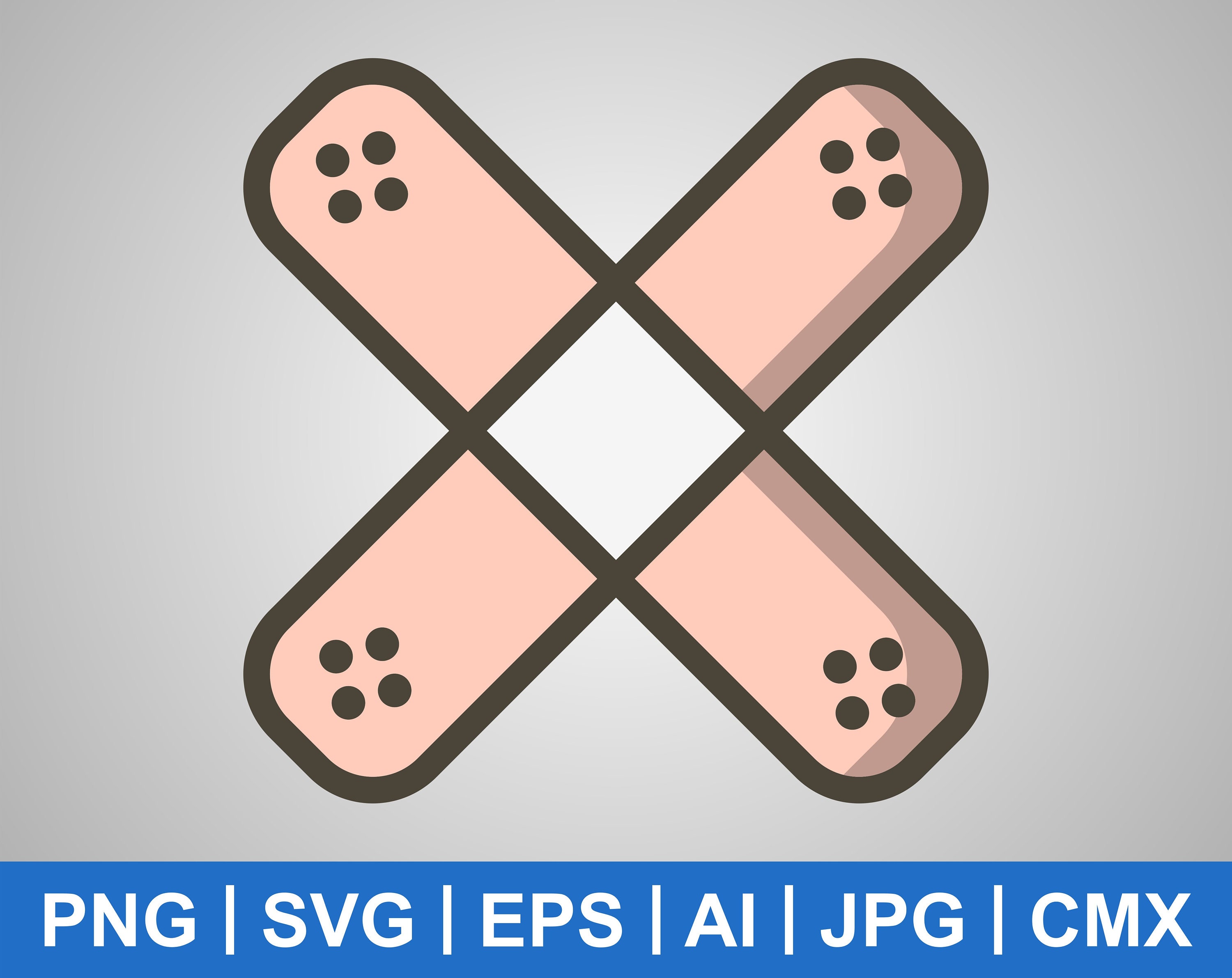 Band Aid SVGDatei sofortiger digitaler Download Etsy