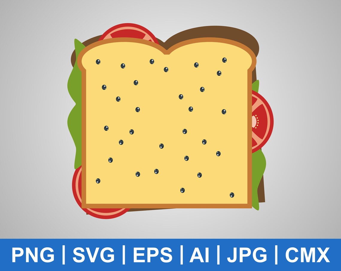 Sandwich SVG File Instant Digital Download Etsy