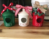 Rae dunn inspired mini birdhouse
