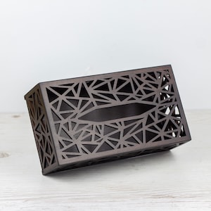 Wooden Tissue Box Cover for Elegant Storage and Dispensing