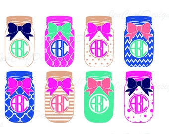 Download Mason Jar Cut File Etsy