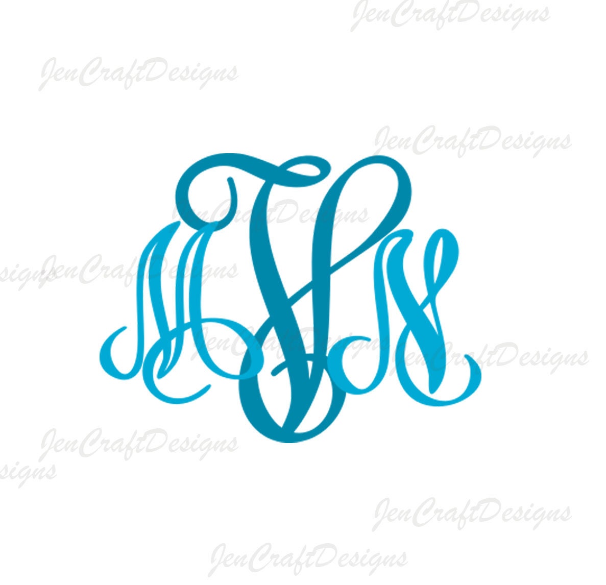 Download Vine Monogram Font Svg Interlocking Monogram Svg Files Etsy