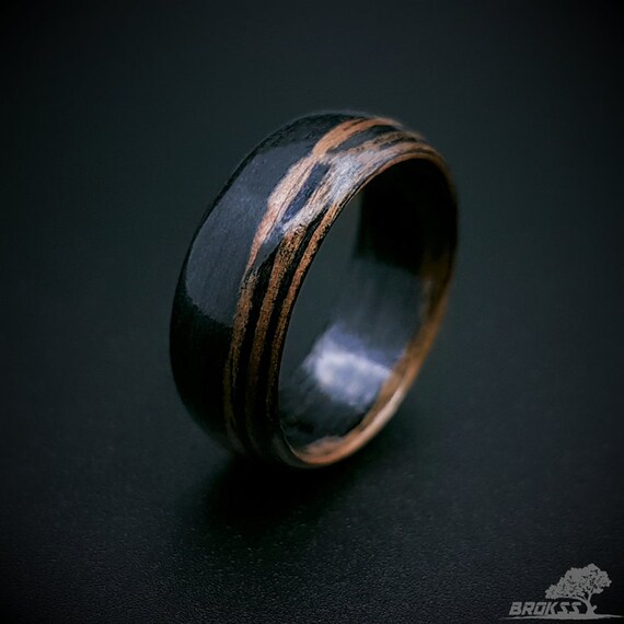 etsy wood rings