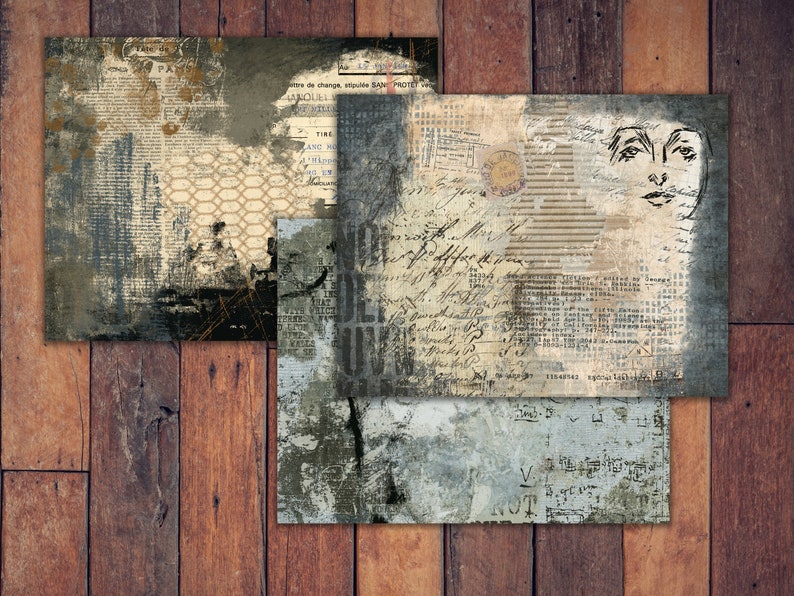 The 100 Day Smart Set Digital Paper Pack - Junk Journal Kit - Scrapbook ...