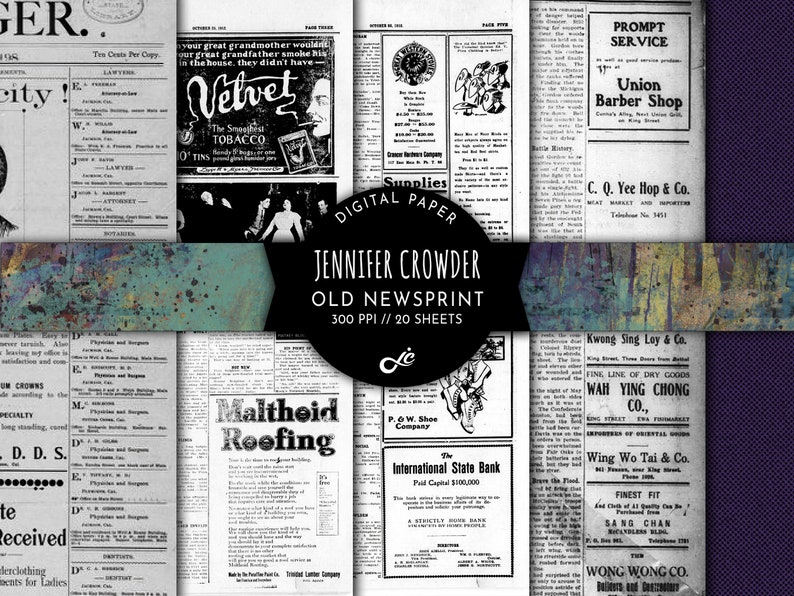 Digital Newsprint Printable Newsprint Digital Asset Newsprint Newsprint