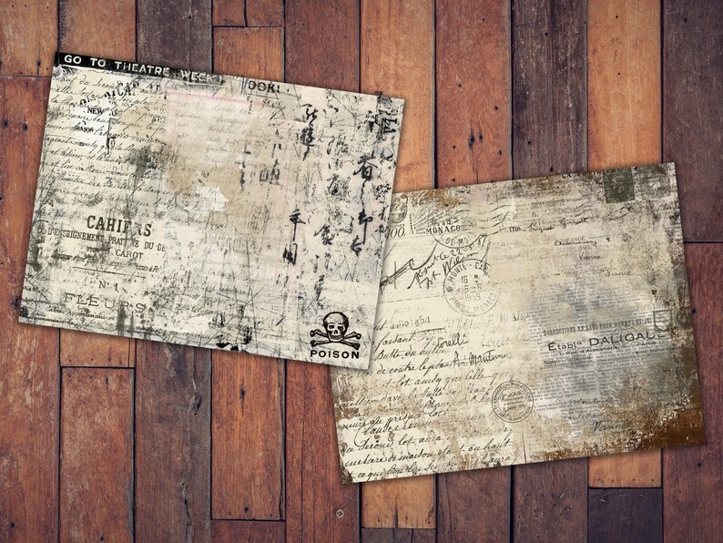 Sideways Borderless Prints on Fine Art Matte Paper for Collage - Junk ...