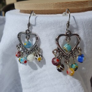 heart earrings