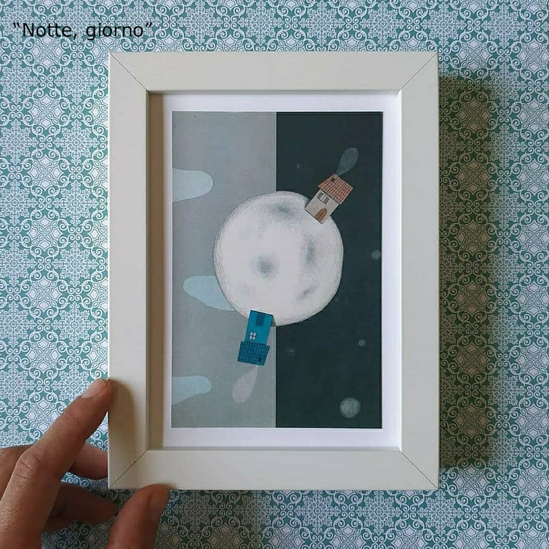 Set di 10 Cartoline da assortire a piacimento NOTTE, GIORNO