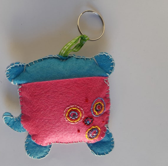 Monsters Handmade Hand Stitched Key Chain Monster Small