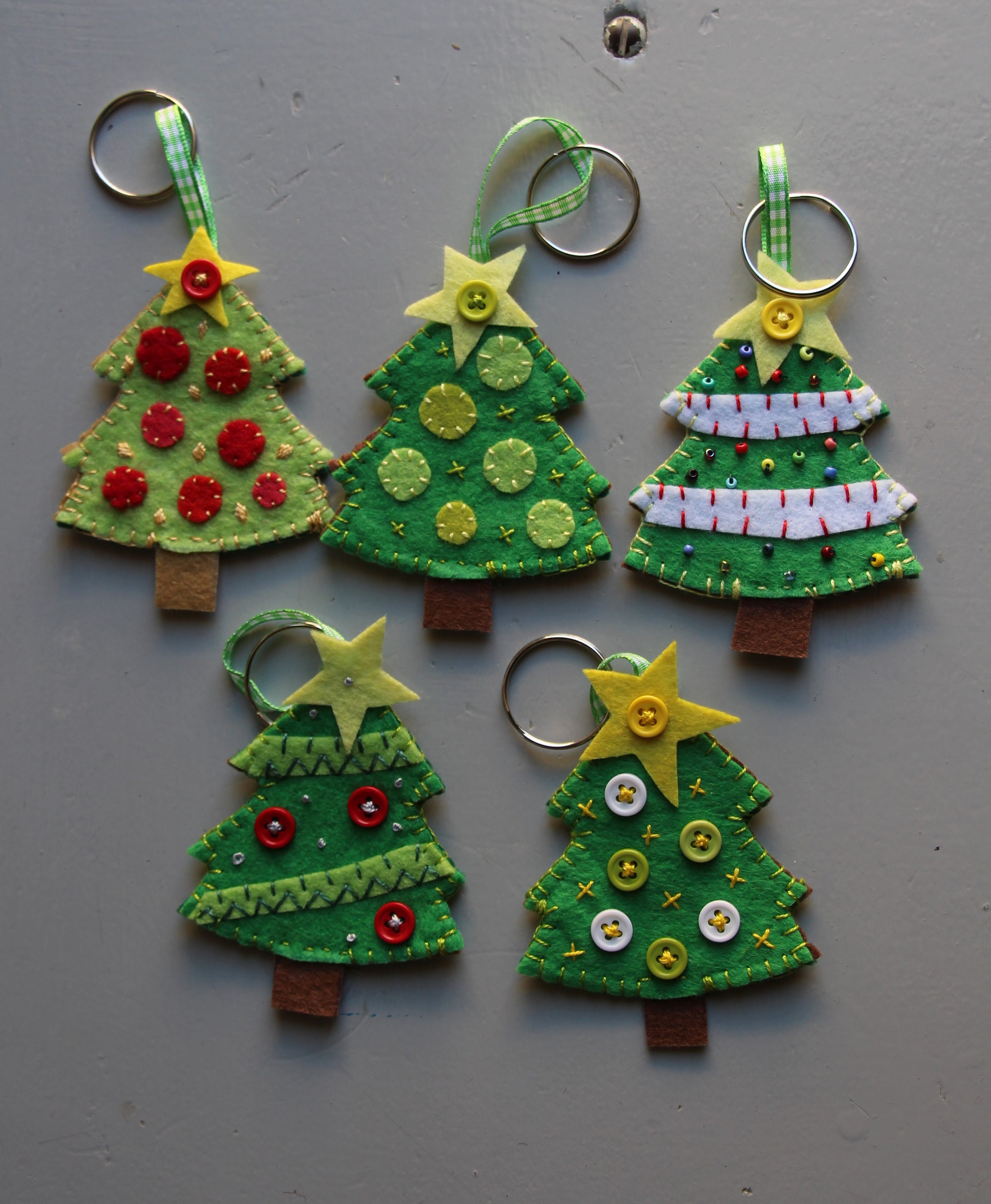 Portachiavi Natalizio A Forma Di Albero Con Strass - Portachiavi Auto, Ciondolo Per Borsa, Accessorio Regalo Per Feste - Verde Brillante