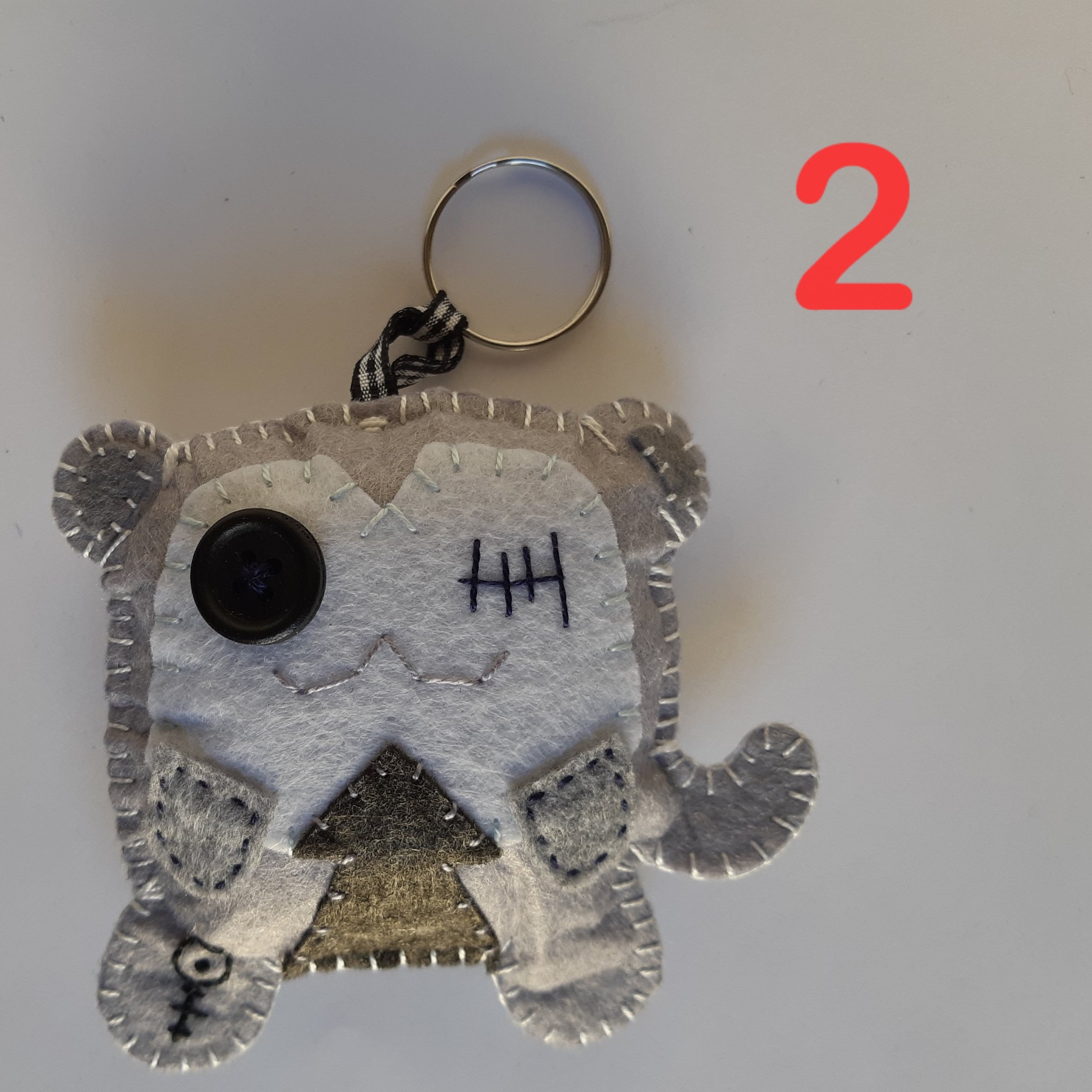 Monsters Handmade Hand Stitched Key Chain Monster Small