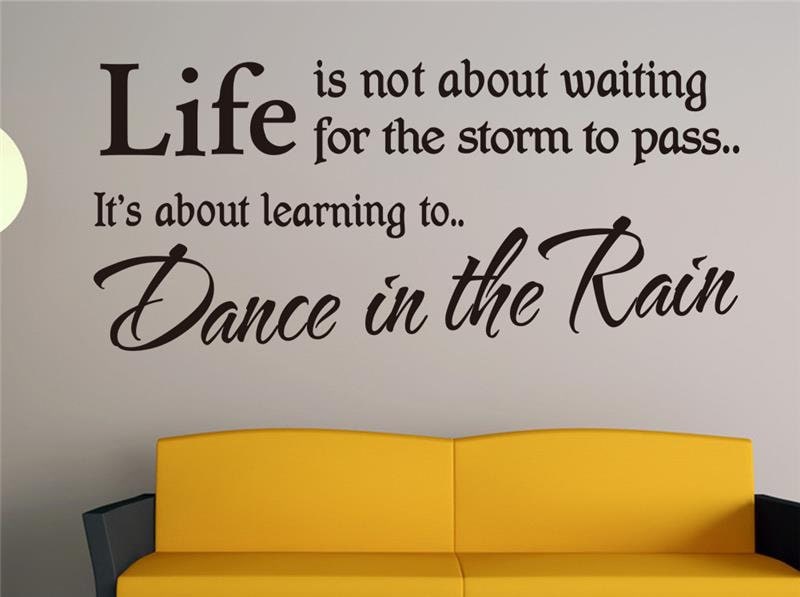 quote home decal wall sticker wedding decoration high quality adesivo parede