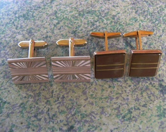 Vintage Cuff Links - two pairs