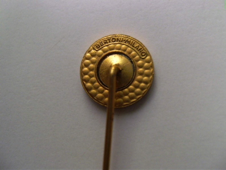 Tennis Federation of Yugoslavia Vintage small Pin Badge Bertoni Milano