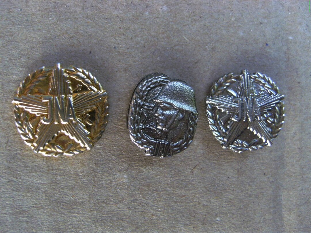JNA Army (yugoslav People's Army) - Lot of 3 Pin Badges - Etsy