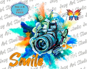 Download Camera Watercolor Etsy