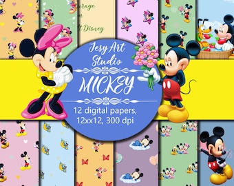 Fondo Mickey Bebe Etsy