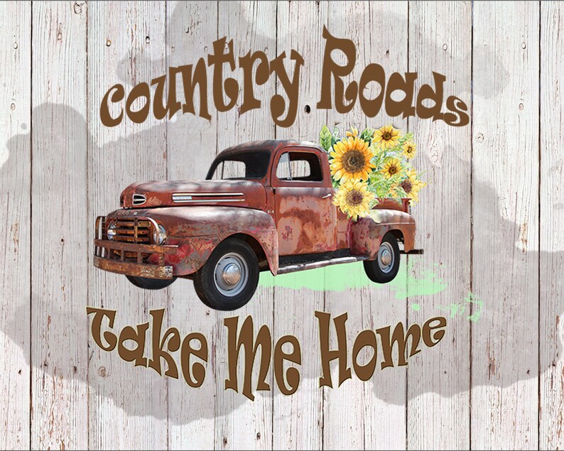 Free Free 132 Vintage Truck With Sunflowers Svg SVG PNG EPS DXF File