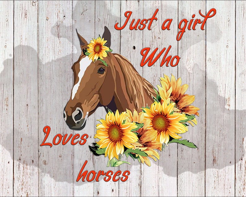 Download Horse svg horse png sublimation design sunflowers SVG Just ...
