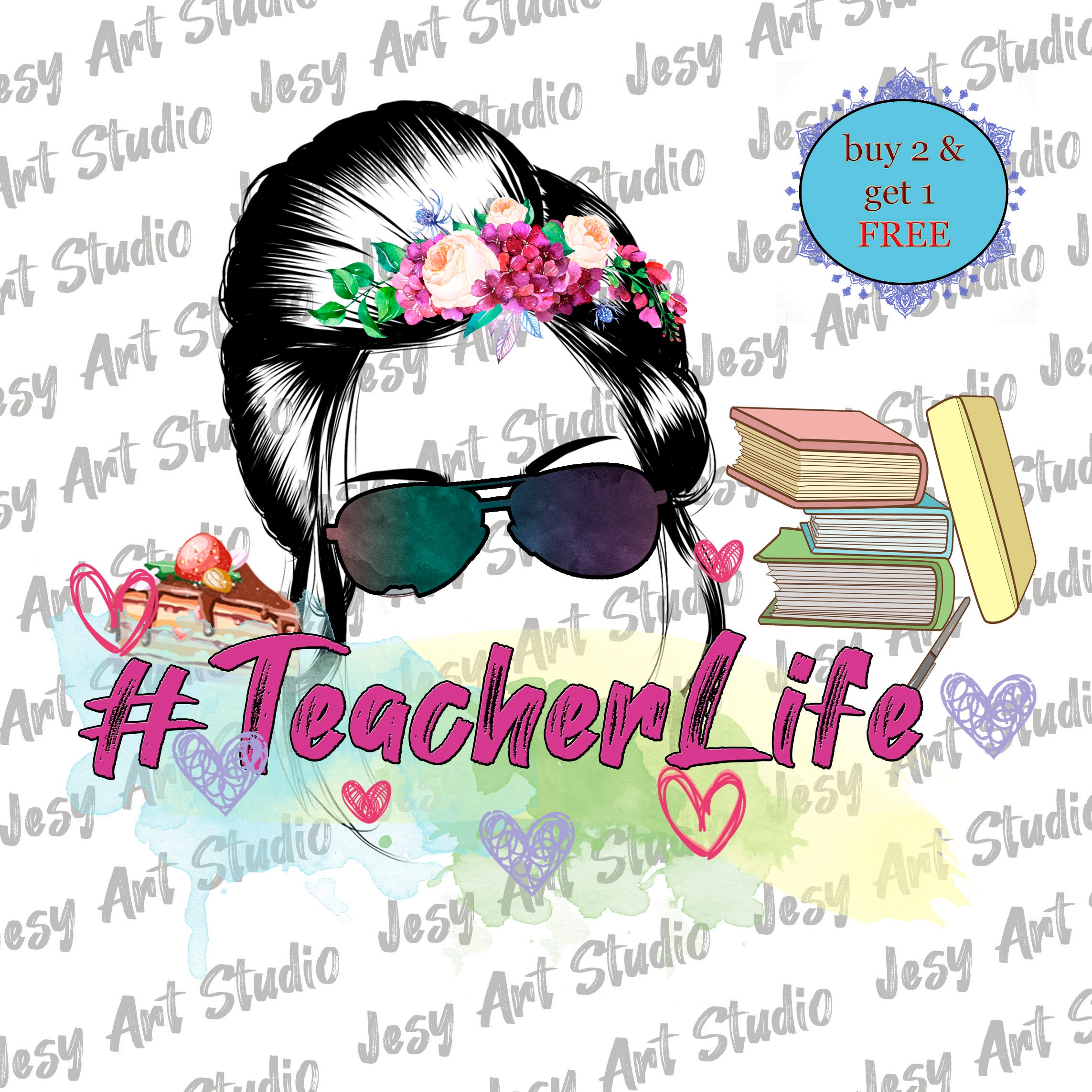 Teacher Life PNG Sublimation design Instant download Etsy
