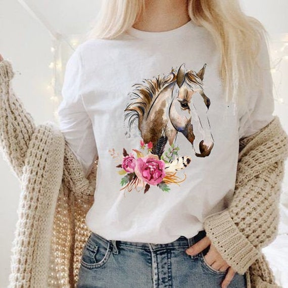 Download Horse Svg Horse Png Sublimation Design Girl Horse Shirt Svg Etsy PSD Mockup Templates